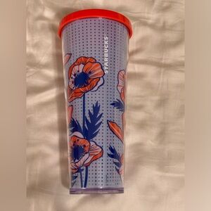Starbucks 2017 Poppy Venti Insulated Tumbler
No Straw!